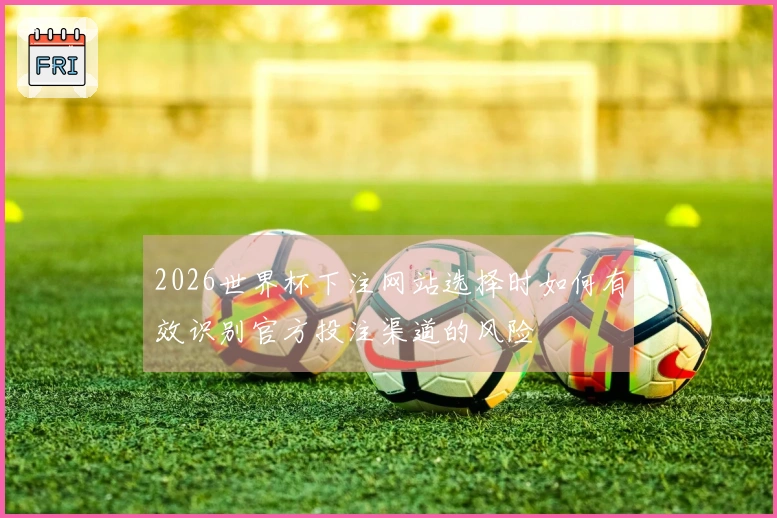 2026世界杯下注网站选择时如何有效识别官方投注渠道的风险